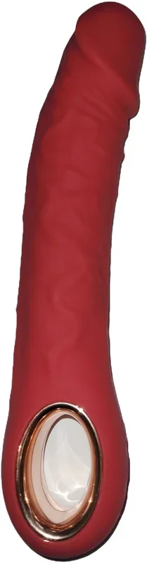 6.6″ Maroon Heating Vibrator | G-Spot | Waterproof | USB