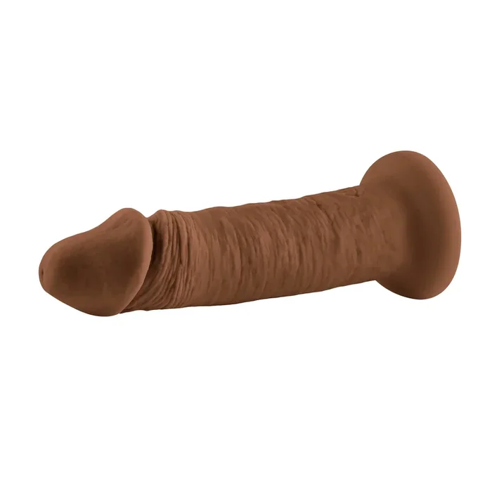 6 Inch Girthy Vibrating Dong – Dark