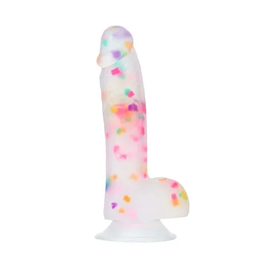 Addiction Confetti 7.5″ Suction Cup Dildo