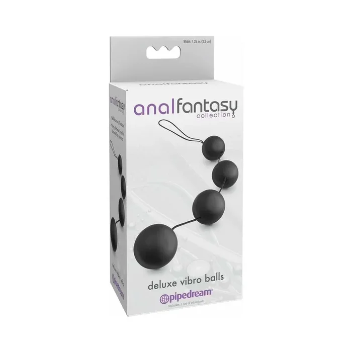 Anal Fantasy Collection Deluxe Vibro Balls Black