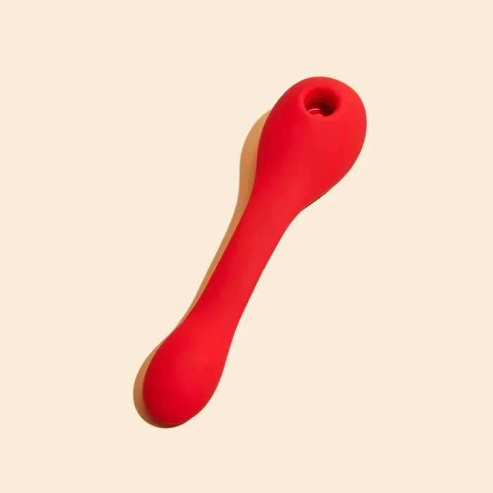 Auflegevibrator “Coco Puissante” aus medizinischem Silikon – 19 cm (rot)