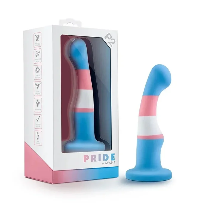 Avant Pride P2 True Blue 6-Inch Silicone Dildo