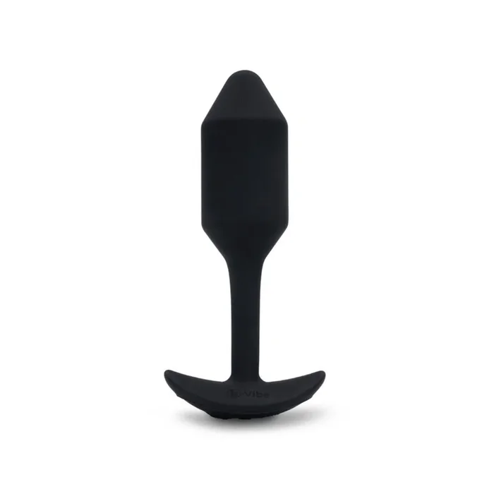b-Vibe Snug Plug Weighted & Vibrating Butt Plug Black Medium