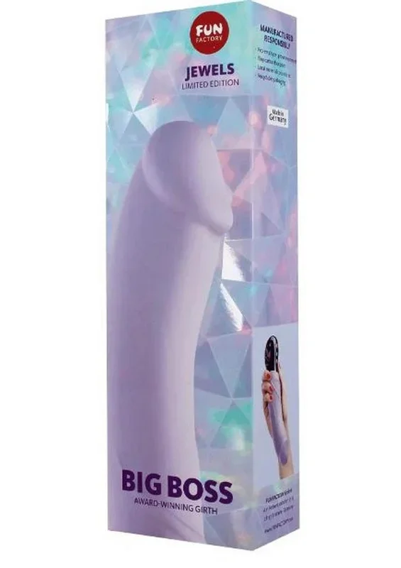 Big Boss G5 Vibrating Silicone Dildo – Amethyst