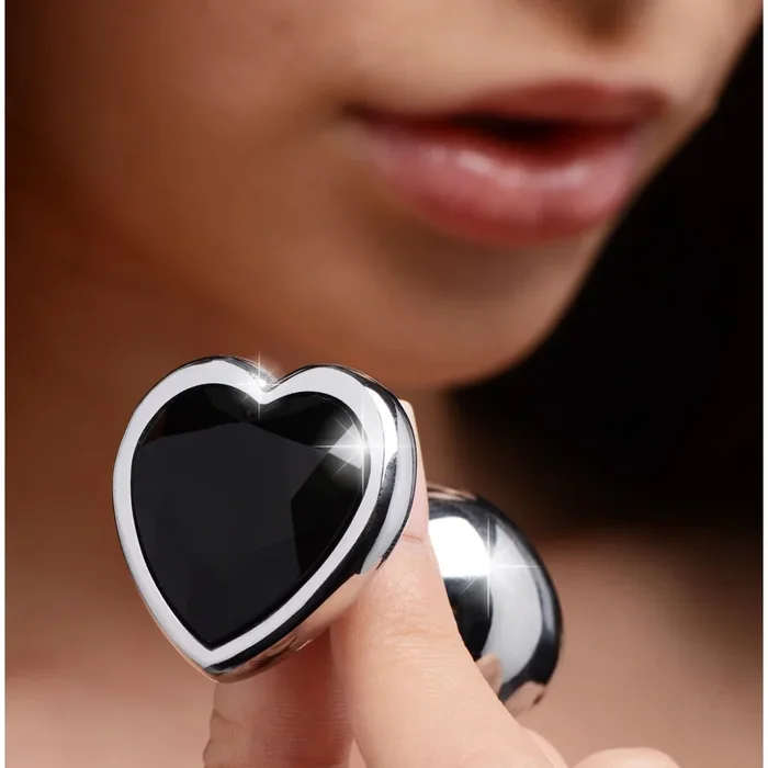 Black Heart Gem Anal Plug – Small