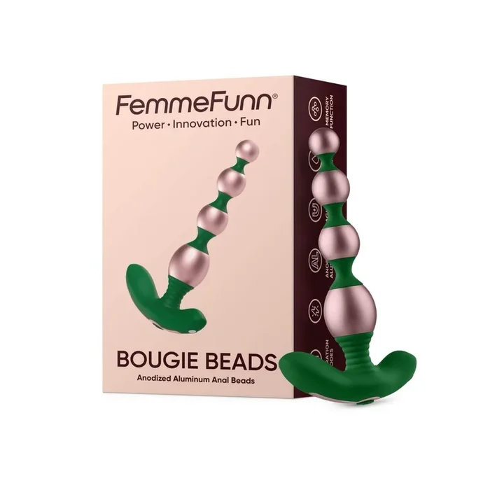 Bougie Beads Anodized Aluminum Anal Beads – Rose Gold