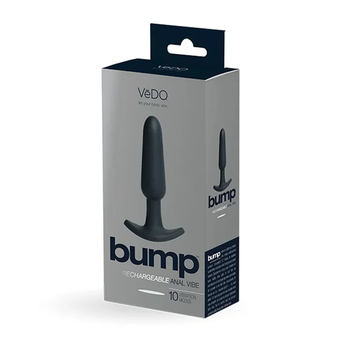 Bump Rechargeable Anal Vibe – Black