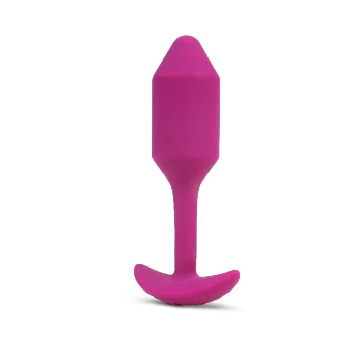 bVibe Vibrating Snug Plug 2 in Rose
