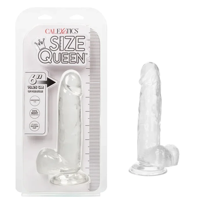 CalExotics Size Queen 6″ Dildo with Suction Cup