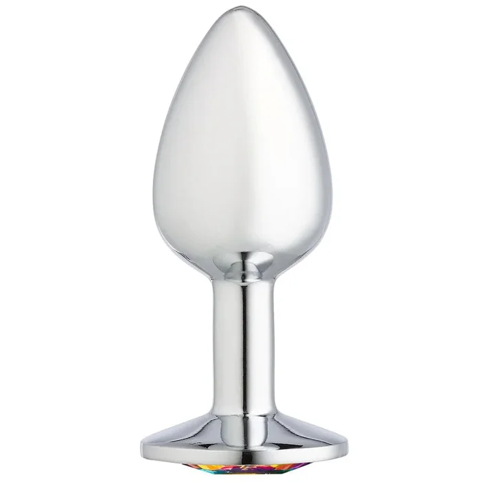 Cloud 9 Novelties Gems Silver Chromed Anal Plug – Small