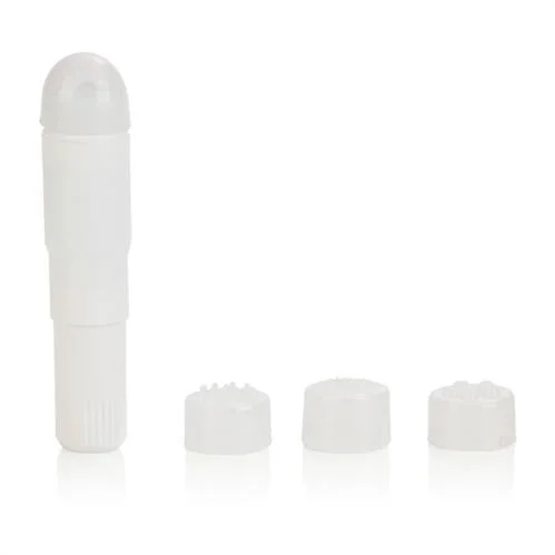 Compact Waterpro Personal Travel Massager With 4 Tips White