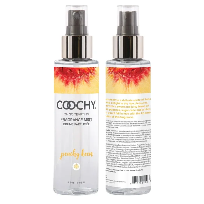 Coochy Oh So Tempting Fragrance Mist – Peachy Keen – 4 Fl. Oz.