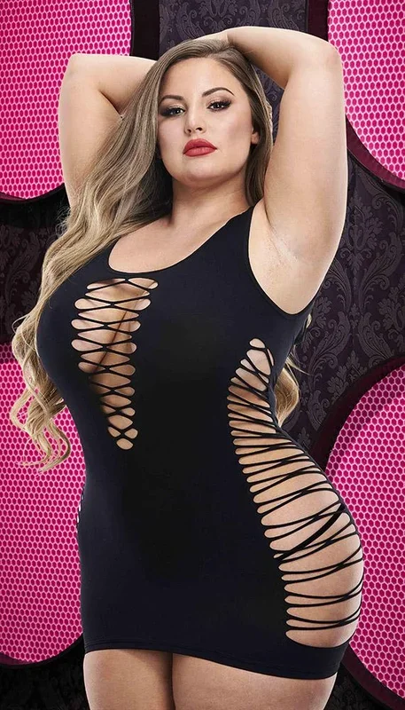 Criss-Cross Mini Dress