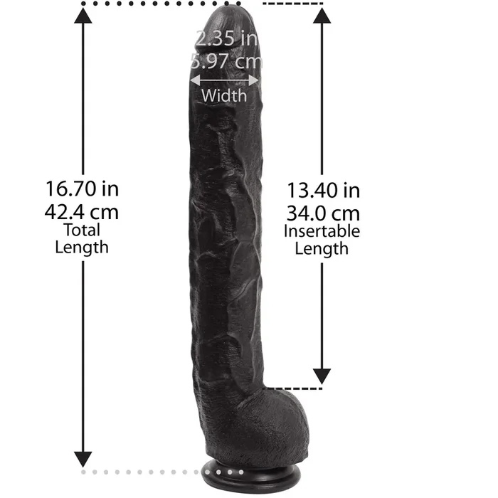 Dick Rambone Cock – 17 Inch – Black