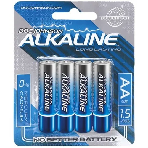 Doc Johnson Alkaline Batteries – AA – 4 Pack