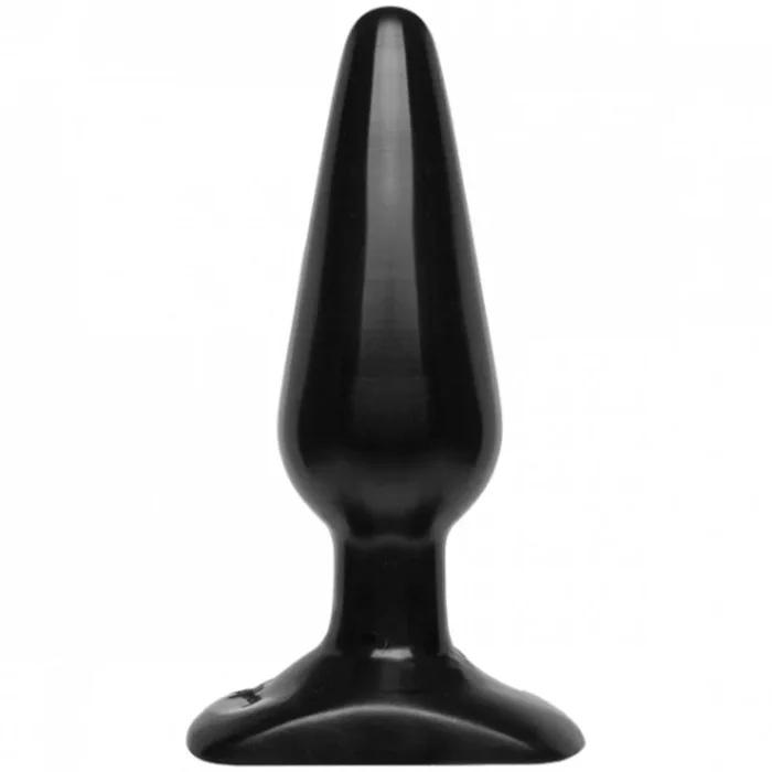 Doc Johnson Classic Butt Plug Smooth Black Medium