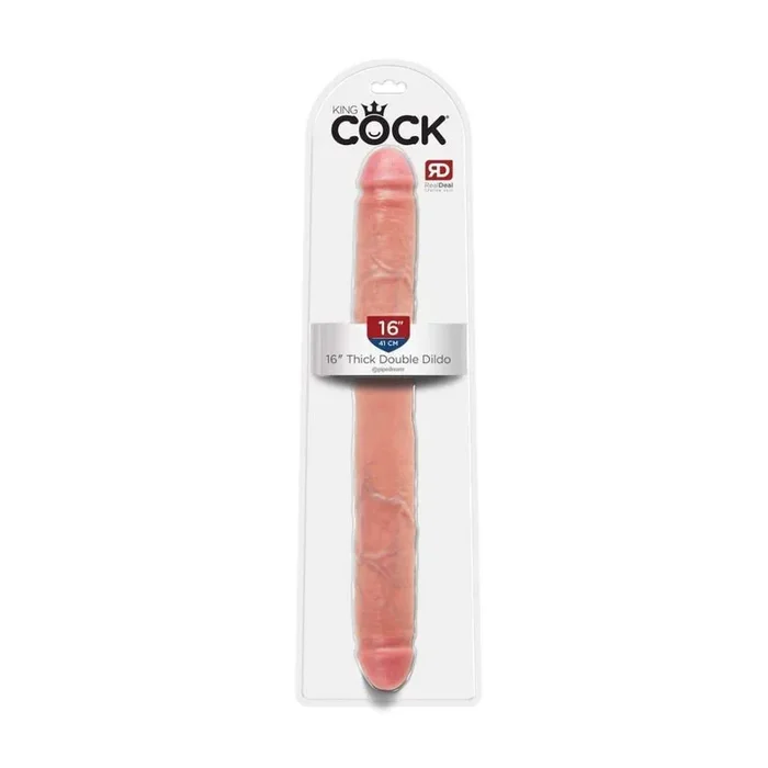 Doppeldildo “Thick Double Dildo” – 42 cm (hautfarben)