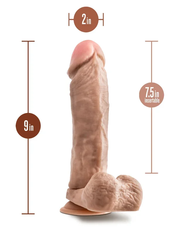 Dr. Skin – Mr. Magic – 9 Inch Dildo With Balls – Beige