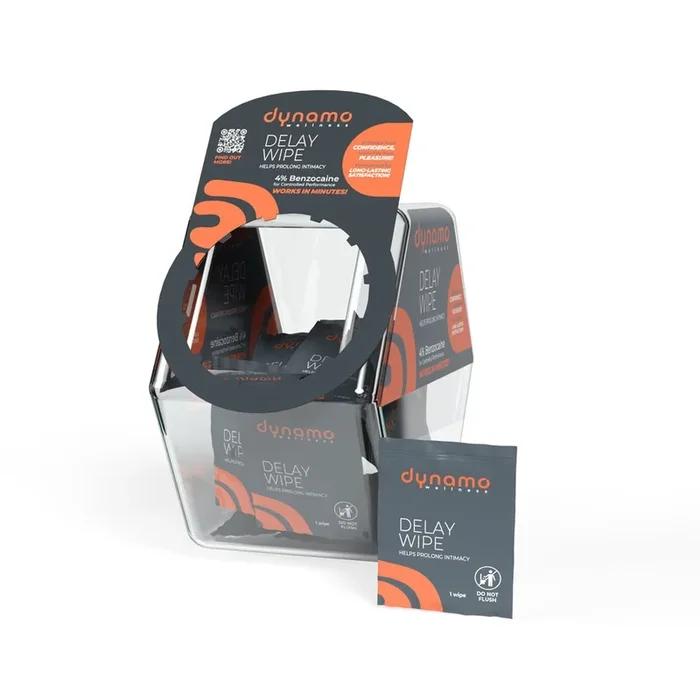 Dynamo Wellness Delay Wipe 4% – Bowl 144 Pieces