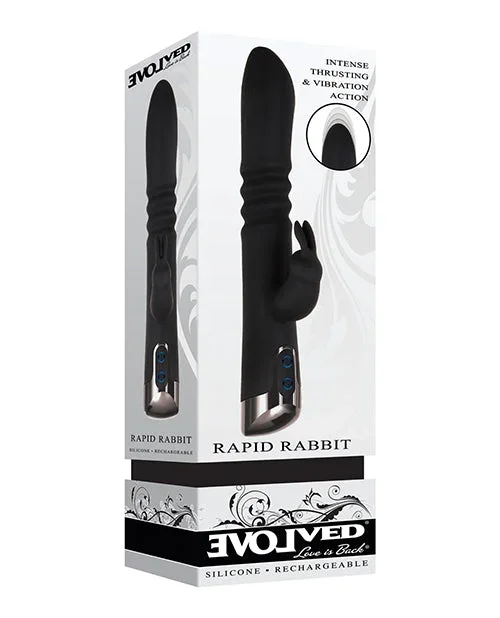 Evolved Rapid Rabbit Thrusting Dual Vibe – Black