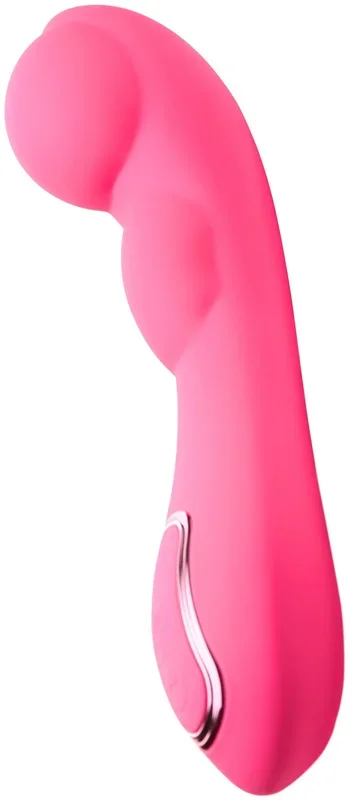 Extreme-G Inflating G-Spot Silicone Vibrator – Pink