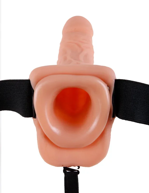 Fetish Fantasy Series 7 Inch Hollow Strap-on With Balls – Flesh