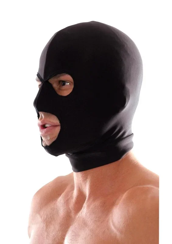 Fetish Fantasy Spandex 3 Hole Hood