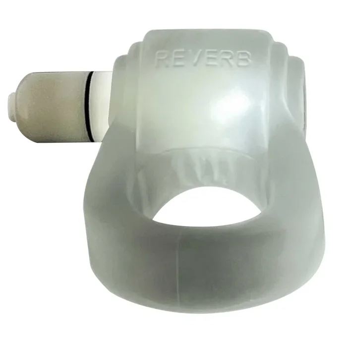 Glowdick Cockring With Led – Clear Ice