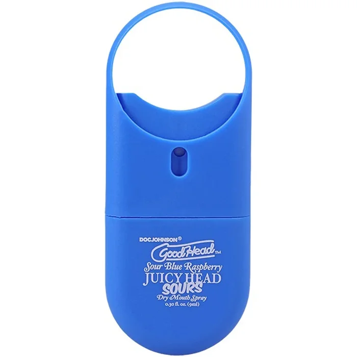 Goodhead Juicyhead Dry Mouth Spray to Go – Sour Blue Raspberry .30 Oz