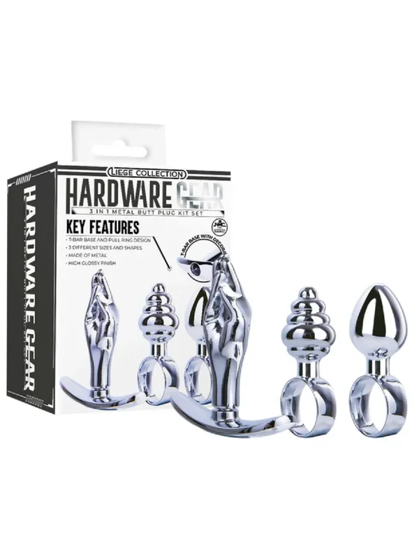 Hardware Gear Liege Collection 3 In 1 Metal Plug Set 1