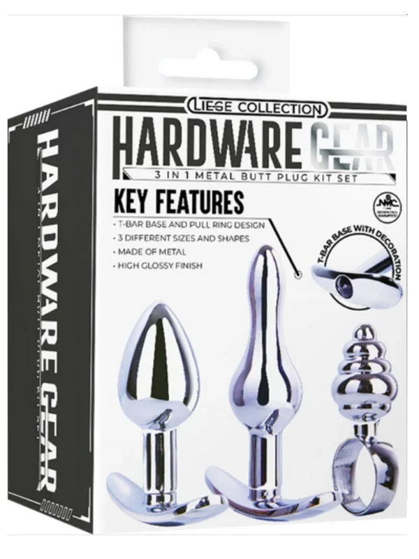 Hardware Gear Liege Collection 3 In 1 Metal Plug Set 2