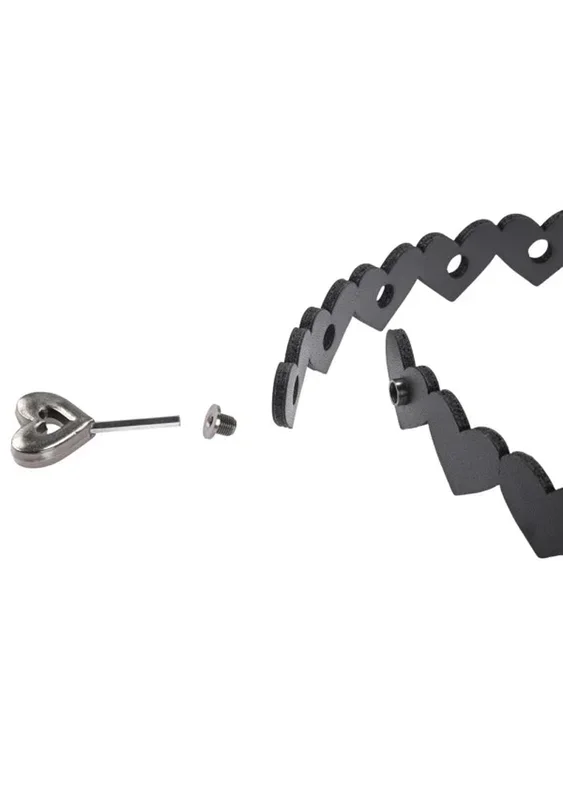 Heart Day Collar – Black