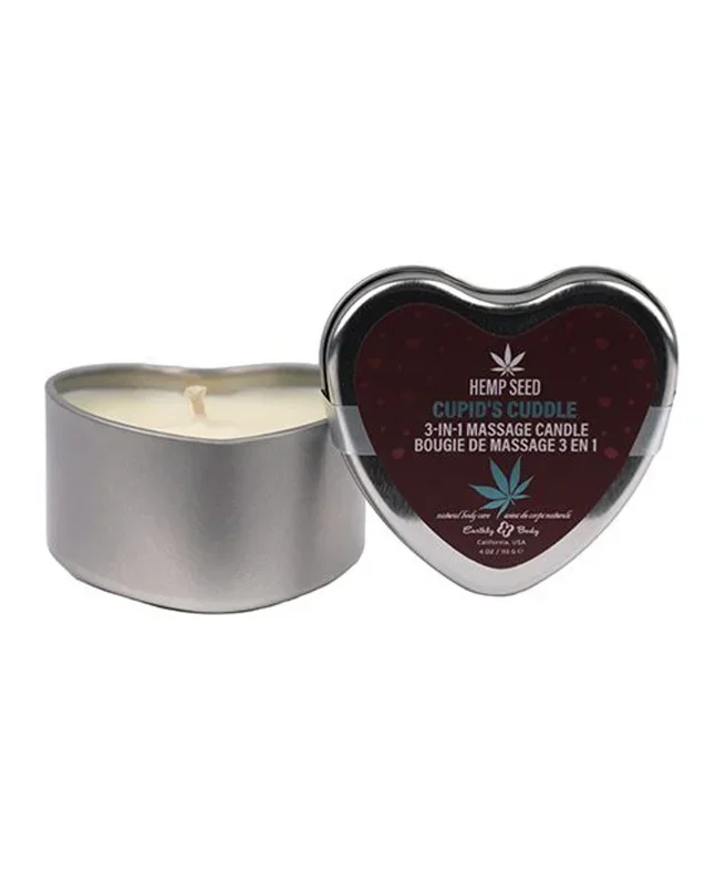 Hemp Seed 3-in-1 Valentines Day Candle – Cupid’s Cuddle 4 Oz