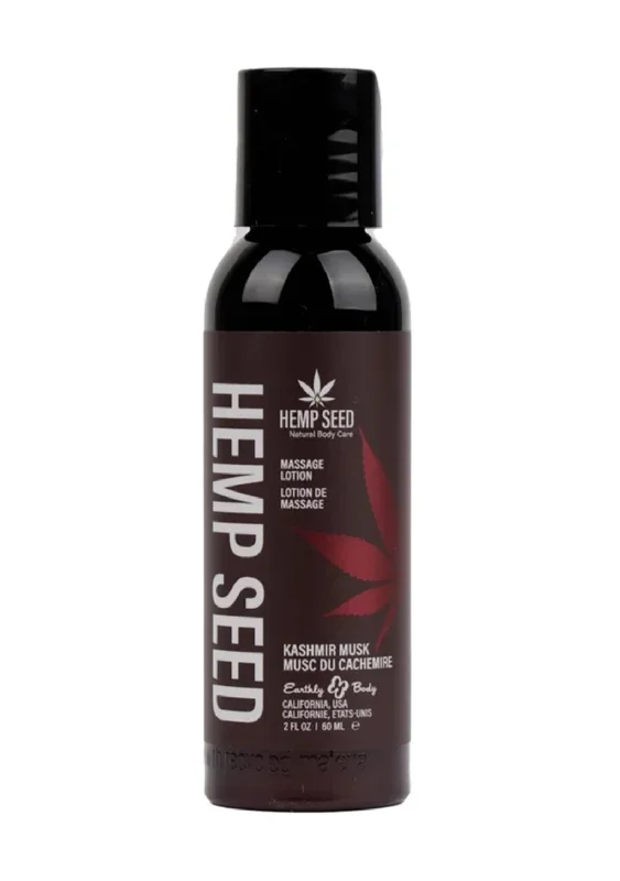 Hemp Seed Massage Lotion – Kashmir Musk 2 Oz