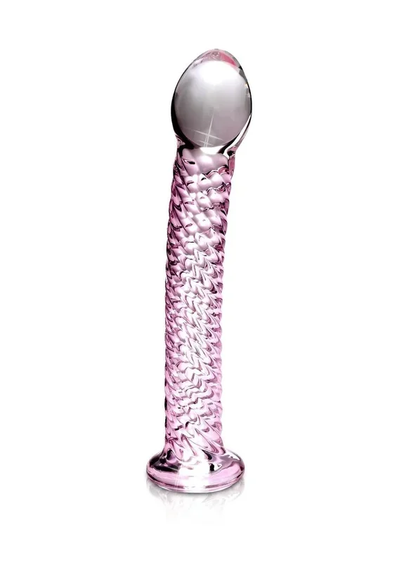 Icicles No 53 Textured Glass Dildo