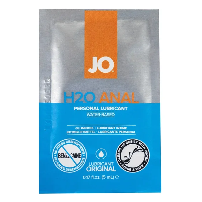 JO H2O Anal Original Water-Based Lubricant 5ml Sachet