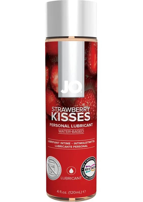 JO H2o Water Based Flavored Lubricant Strawberry Kiss
