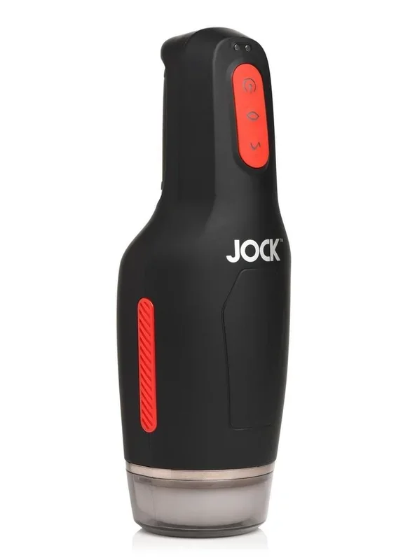 Jock 15x Sucking and Vibrating Rechargeable Masturbator