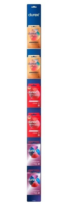 Kondome Durex Clipstrip Kollektion