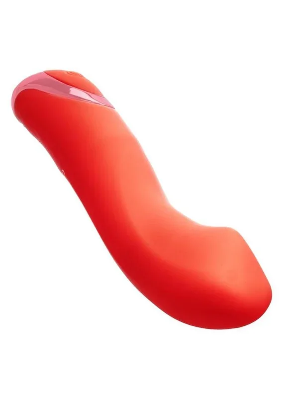 Kroma Turbo Curve Rechargeable Silicone Vibrator – Orange