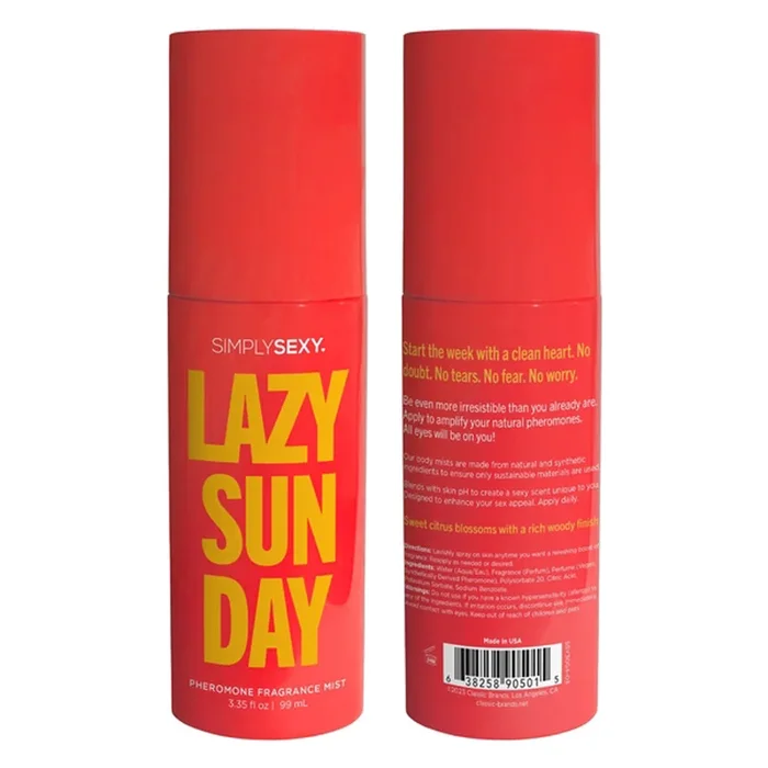 Lazy Sunday – Pheromone Fragrance Mists 3.35 Oz
