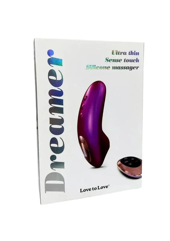 Love To Love Dreamer Silicone Rechargeable Sense Touch Vibrator with Remote