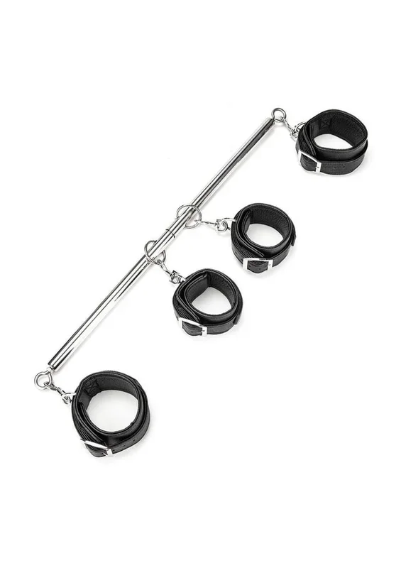 Lux Fetish 4 Cuff Expandable Spreader Bar
