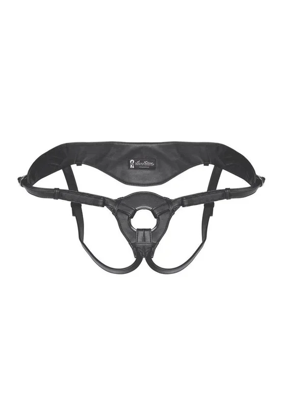 Lux Fetish Patent Leather Strap-On Harness Adjustable