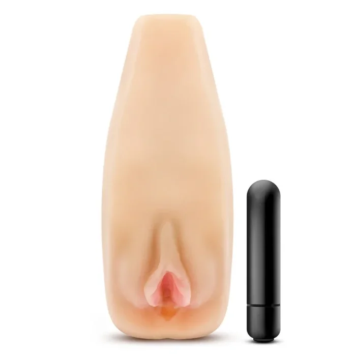 M Elite Natasha Self-Lubricating Vibrating Vaginal Stroker