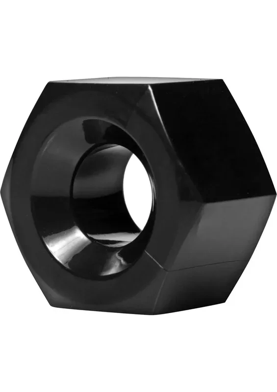 Master Series Hex Heavy Duty Black Cock Ring