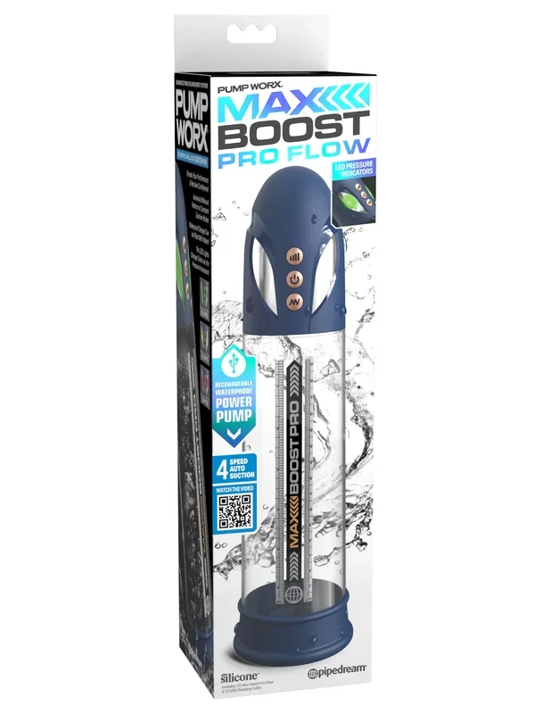 Max Boost Pro Flow – Blue/clear