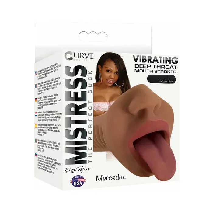 Mistress Mercedes BioSkin Vibrating Stroker – Mouth