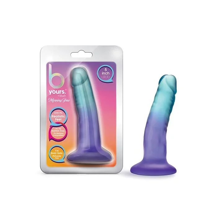Morning Dew Dildo 5in Sapphire