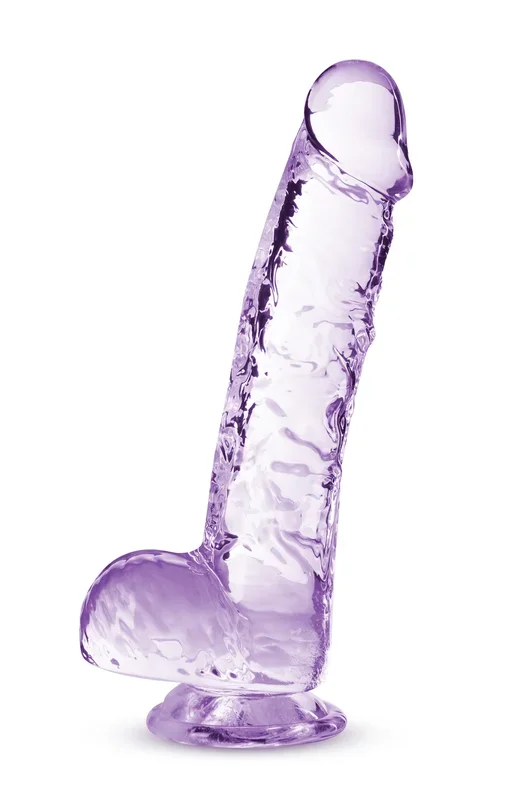 Naturally Yours – 6 Inch Crystalline Dildo – Amethyst